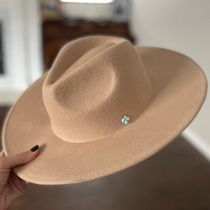 The Cameron Turquoise and Crystal Panama Hat